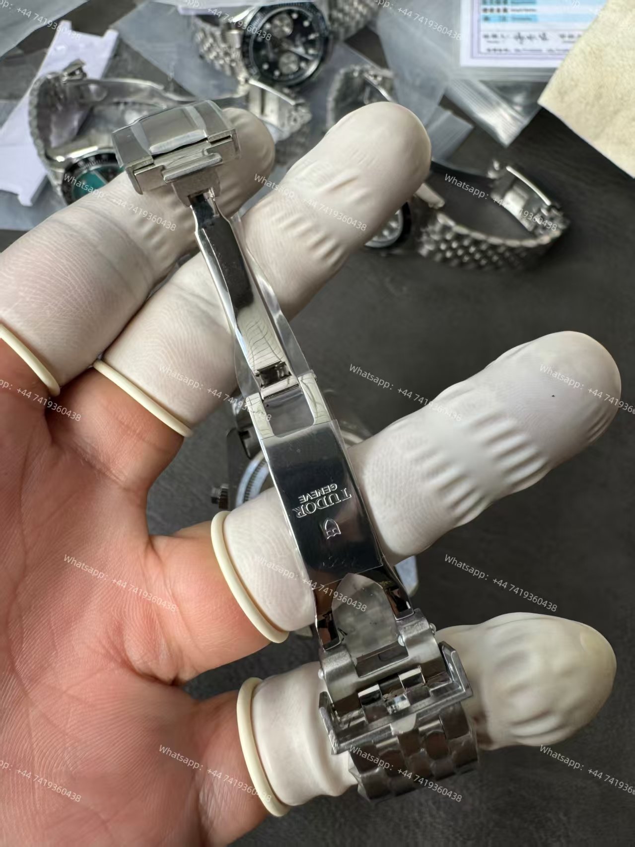 Tudor Super Clone Black Bay Chronograph M79360N-0019 Pink Dial