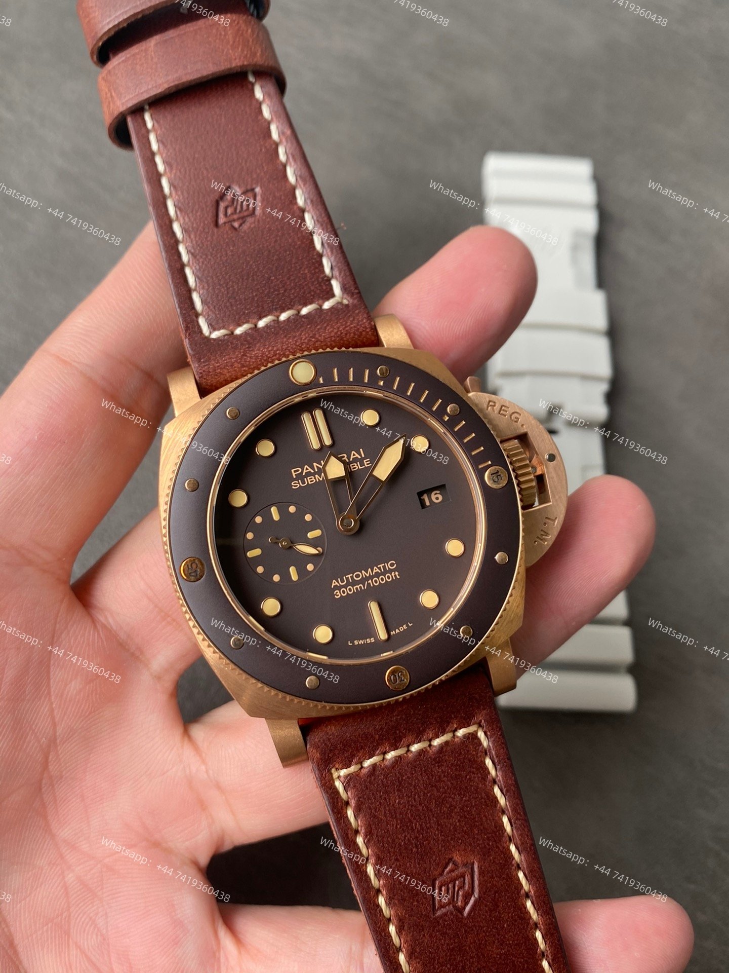 Panerai Super Clone Submersible PAM00968 Bronze 47MM
