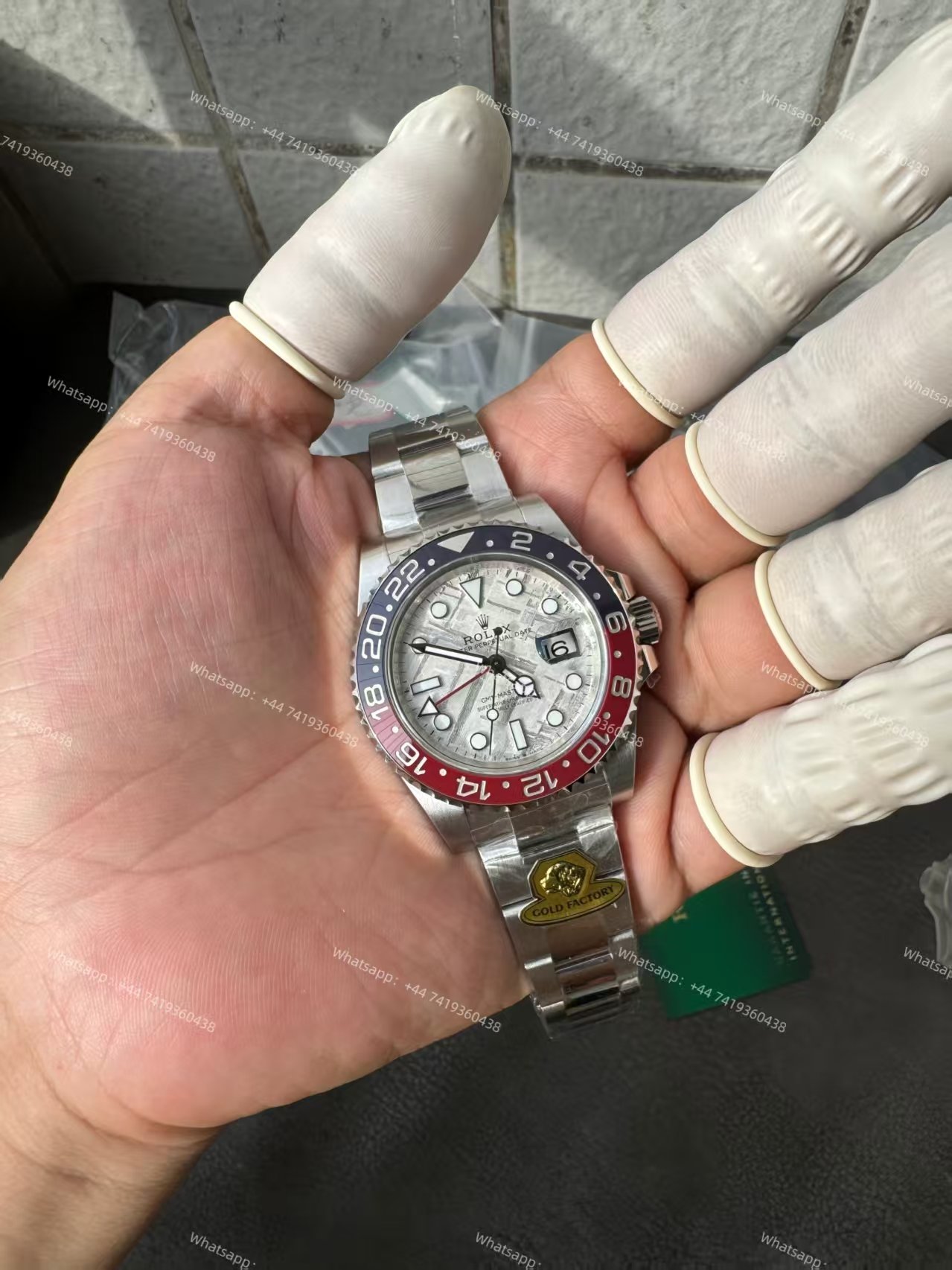 Rolex GMT Master II 1:1 Replica – M126719BLRO-0002 Meteorite Dial Pepsi Bezel 3285 Movement Super Clone Watch