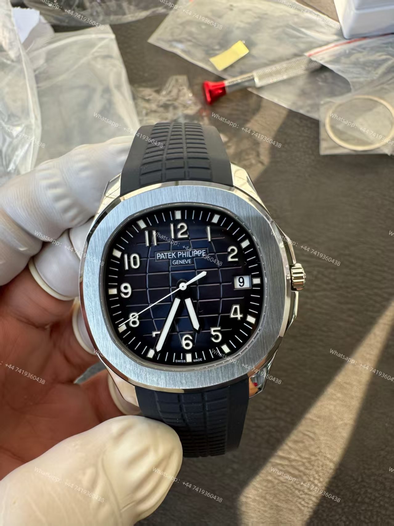 Patek Philippe Super Clone Aquanaut 5168G-001 Blue Dial 42.2MM