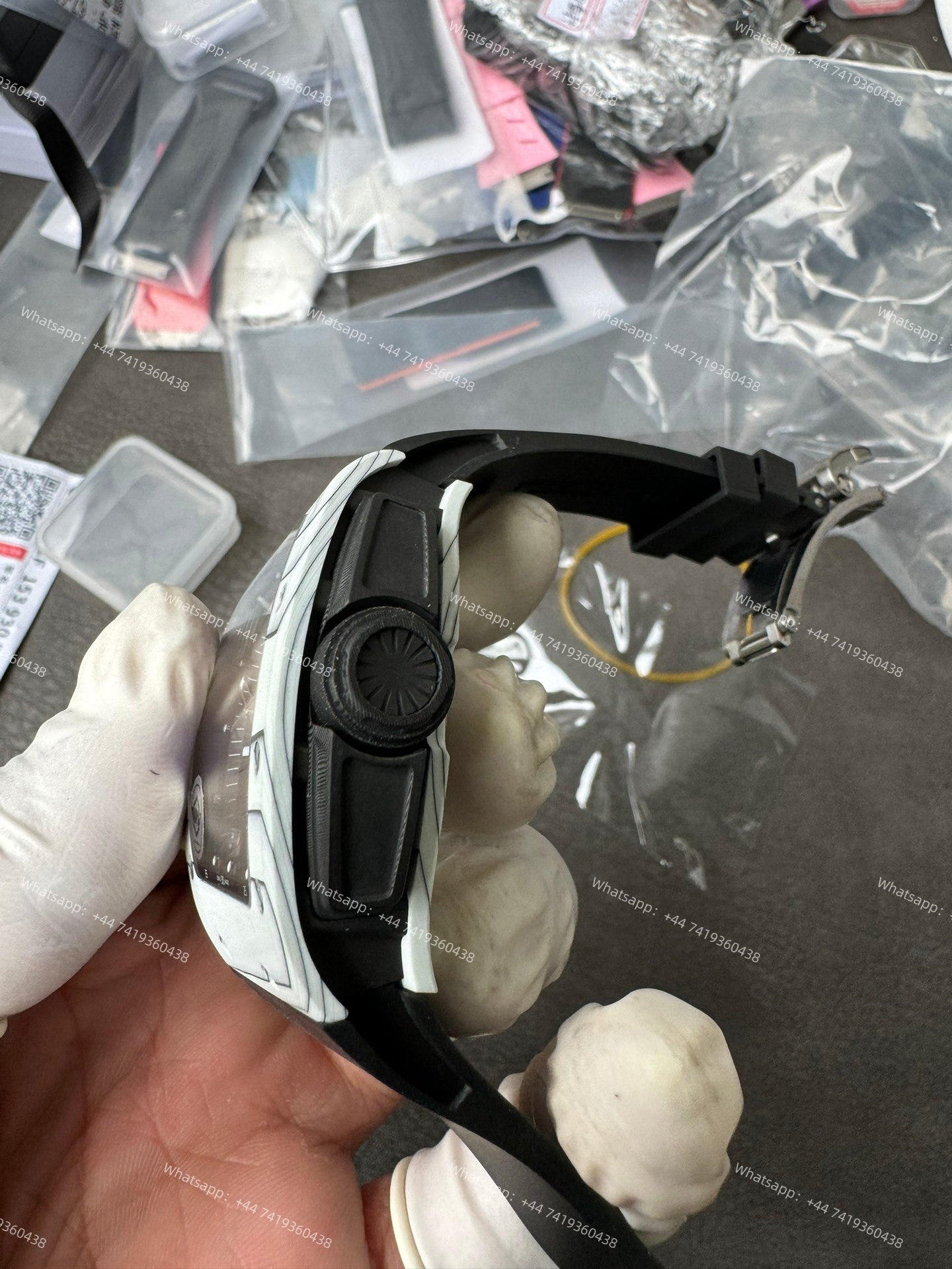 Super Clone Richard Mille RM 67-02 Carbon TPT Skeleton Tourbillon 1:1 Replica Watch