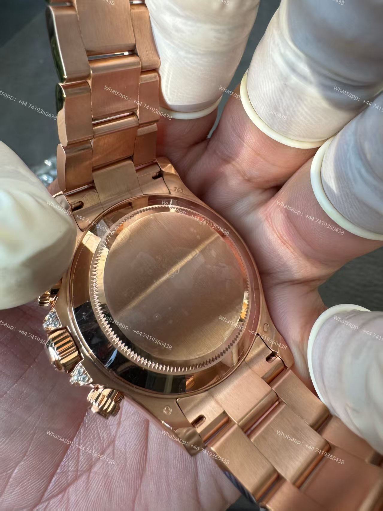 Rolex Super Clone Rainbow Daytona 1:1 Replica Watch – 18K Rose Gold