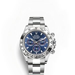 Rolex Daytona 1:1 Replica – M116509-0071 Blue Dial Steel Case 4130 Super Clone Watch