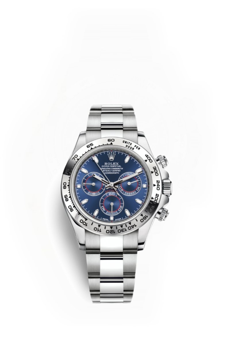 Rolex Daytona 1:1 Replica – M116509-0071 Blue Dial Steel Case 4130 Super Clone Watch