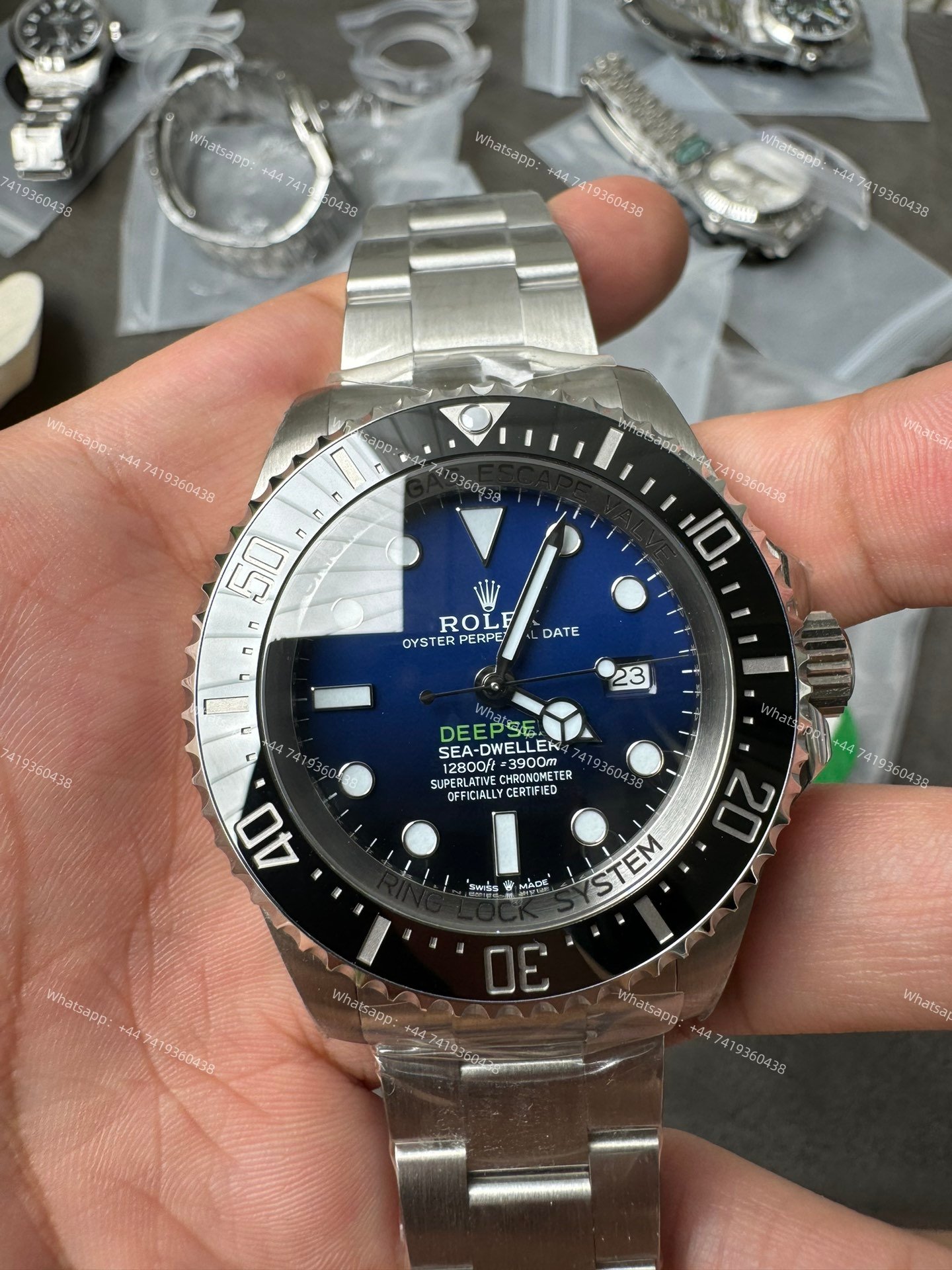Rolex Deepsea Sea-Dweller M126660-0002 1:1 Replica D-Blue Dial 44MM 3235 Movement Super Clone Watch
