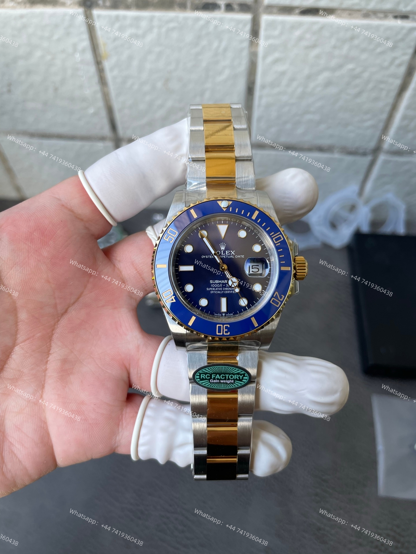 Rolex Submariner Gold Blue Dial Submariner 126613LB 3235 Movement 41mm Best Super Clone