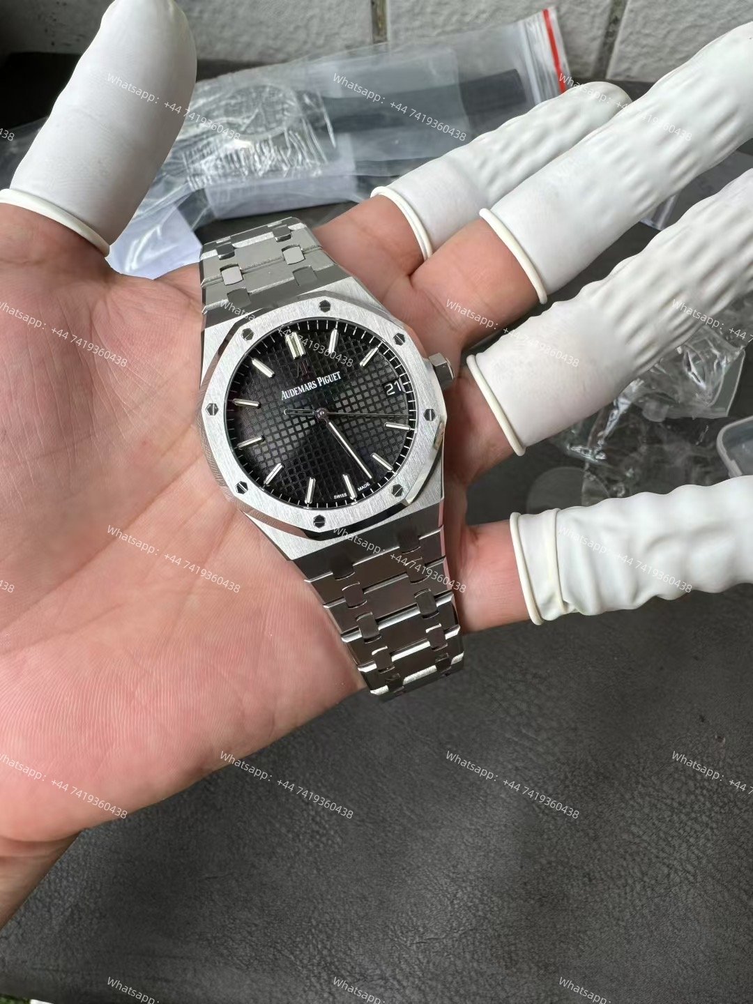 Audemars Piguet Super Clone Royal Oak 15500 Black Dial 41MM