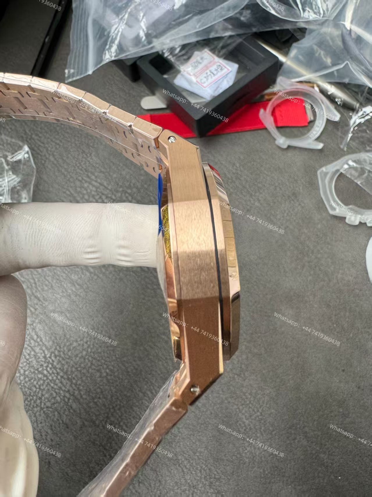 Audemars Piguet Super Clone Royal Oak Rose Gold White Dial 26240 Chronograph 41mm Cal.4401