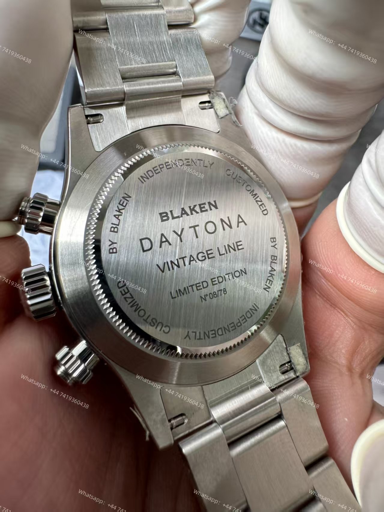 Rolex Daytona 116500 Customization Blaken Paul Newman 4130 Movement Best Super Clone