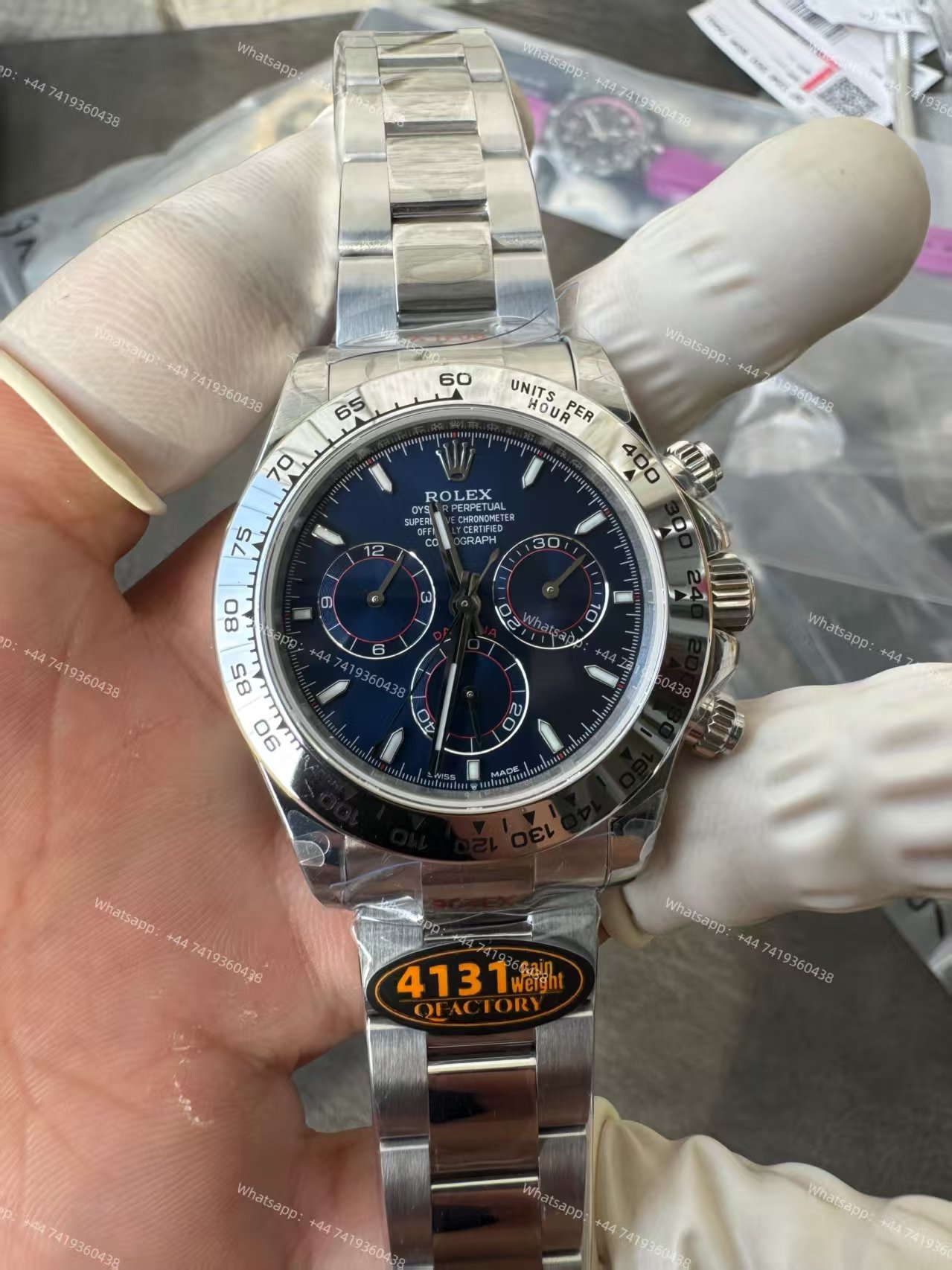 Rolex Super Clone Daytona M126509-0005 Blue Dial 4131 Movement