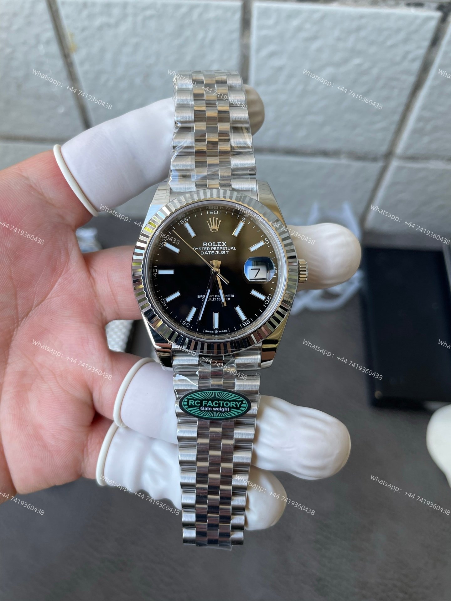 Rolex Datejust M126334 Black Dial 1:1 Replica Black Dial Jubilee 41MM 3235 Movement Super Clone Watch