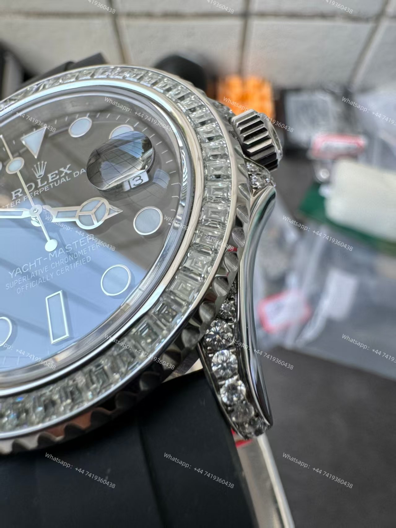 Rolex Yacht-Master 226679TBR 1:1 Replica 42MM Moissanite Diamond Lugs and Dial 3235 Movement Super Clone Watch