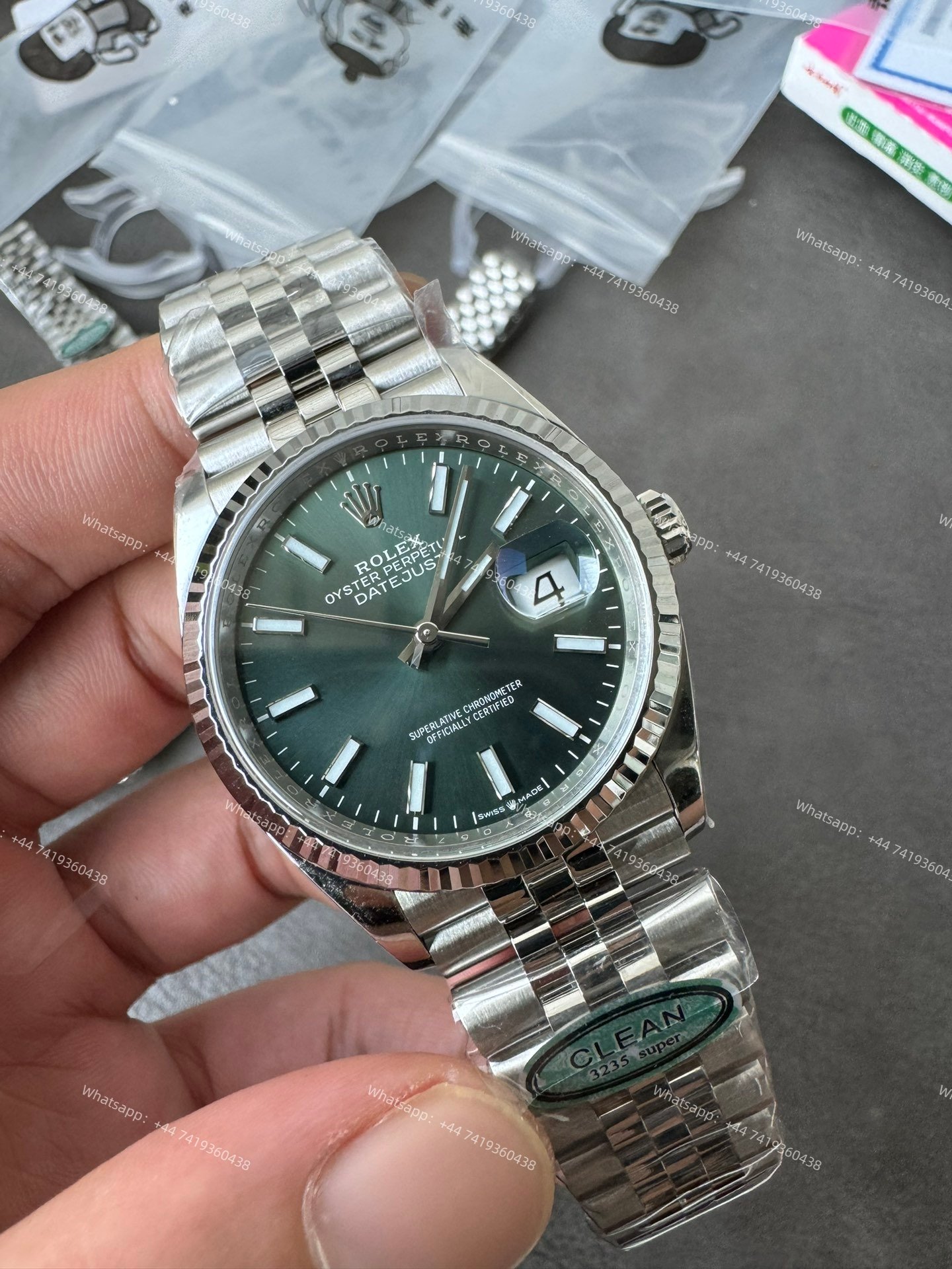 Rolex Datejust M126334-0051 Green Dial 1:1 Replica Jubilee 36MM 3235 Movement Super Clone Watch
