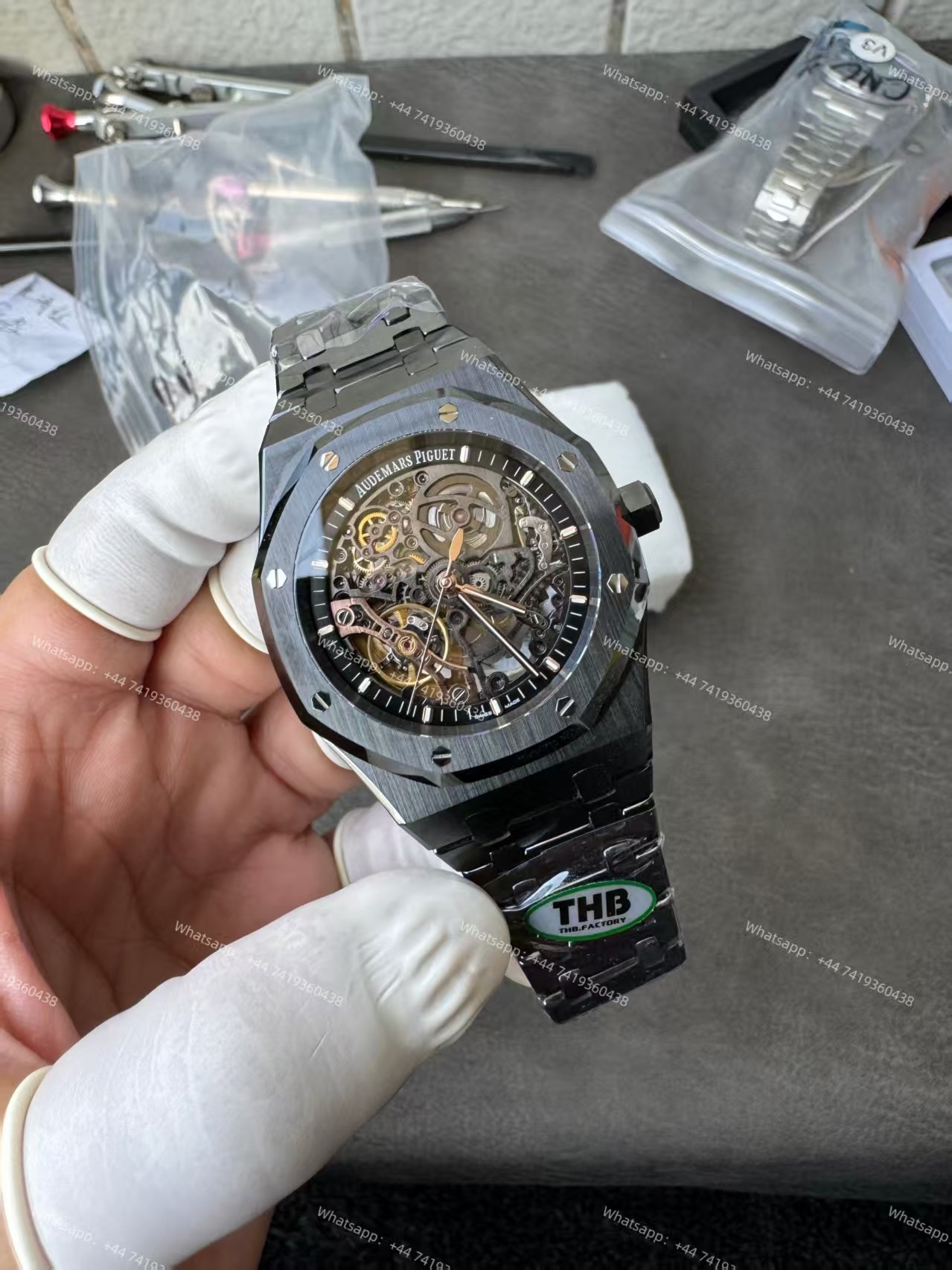 Audemars Piguet Super Clone Royal Oak 15407 Ceramic Skeleton Dial 41MM