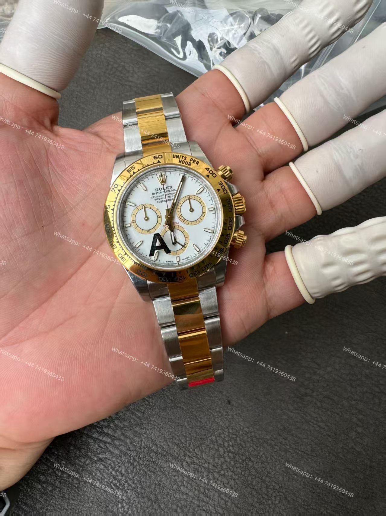 Rolex Super Clone Daytona M126503-0001 White Dial Two-Tone 4131 Movement