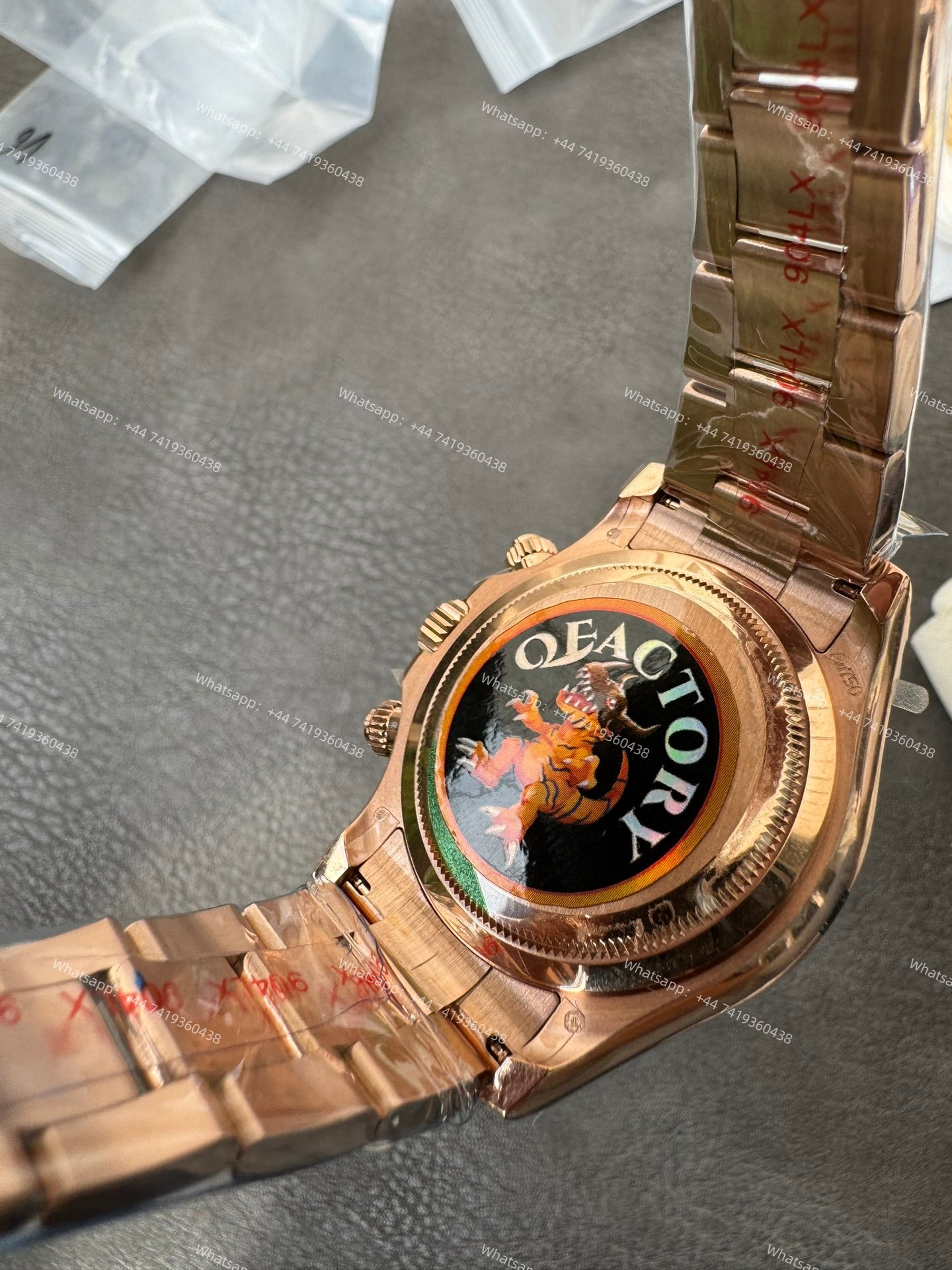 Rolex Super Clone Daytona M126505-0003 Rose Gold Dial 4131 Movement