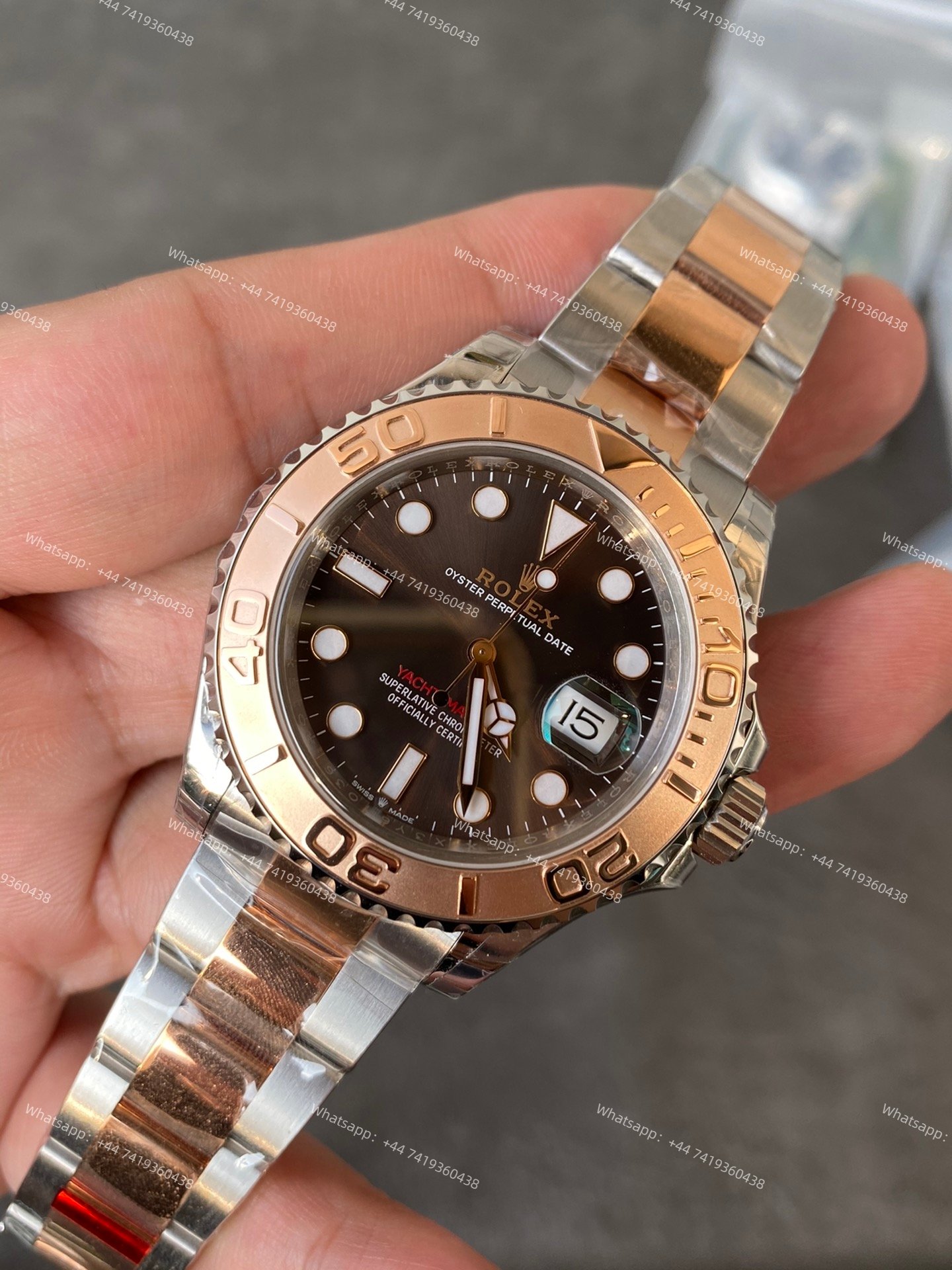 Rolex Yacht-Master M126621-0001 1:1 Replica Brown Dial 40MM 3235 Movement Super Clone Watch