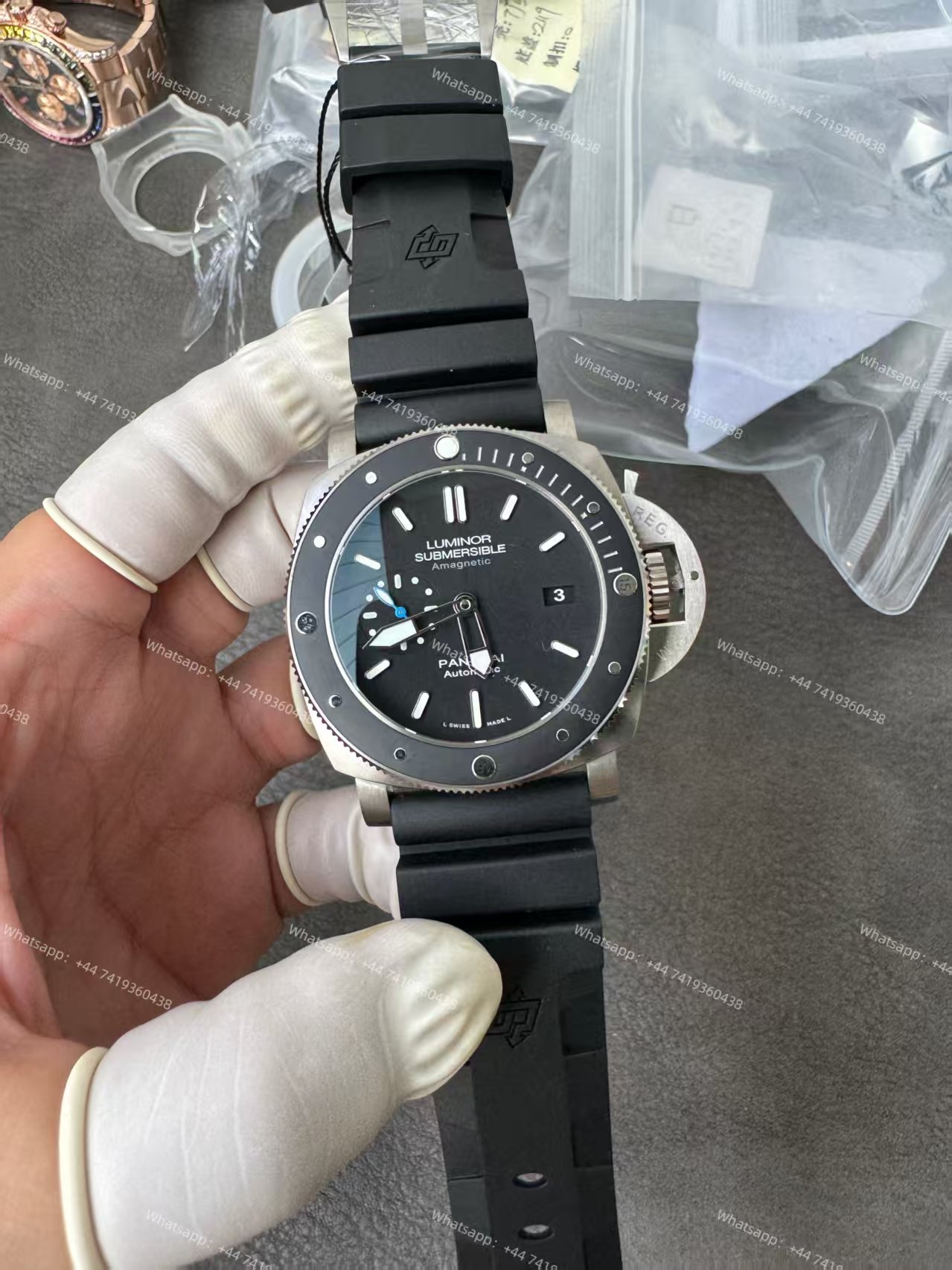 Panerai Super Clone Submersible PAM01389 Titanium Diver’s 47MM