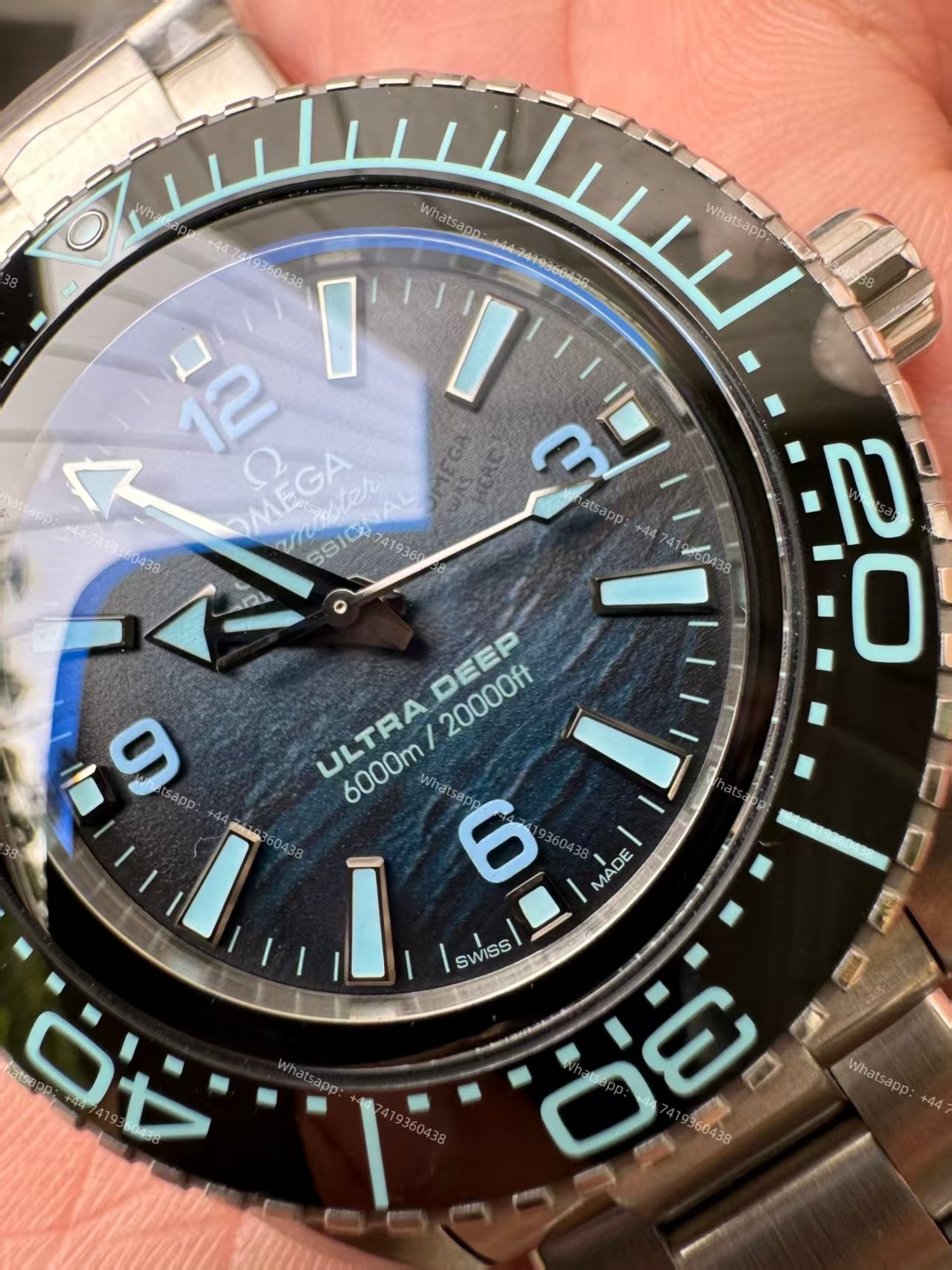 Omega Super Clone Seamaster Planet Ocean 6000M 45.5mm 215.30.46.21.03.002
