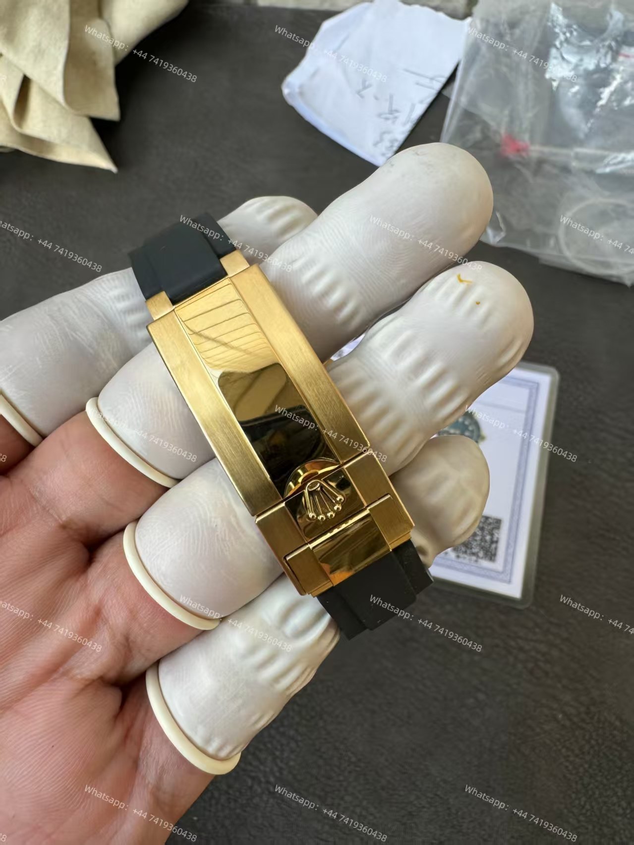 Rolex Yacht-Master 226658 1:1 Replica 18K Gold Plated 42MM 3235 Movement Super Clone Watch