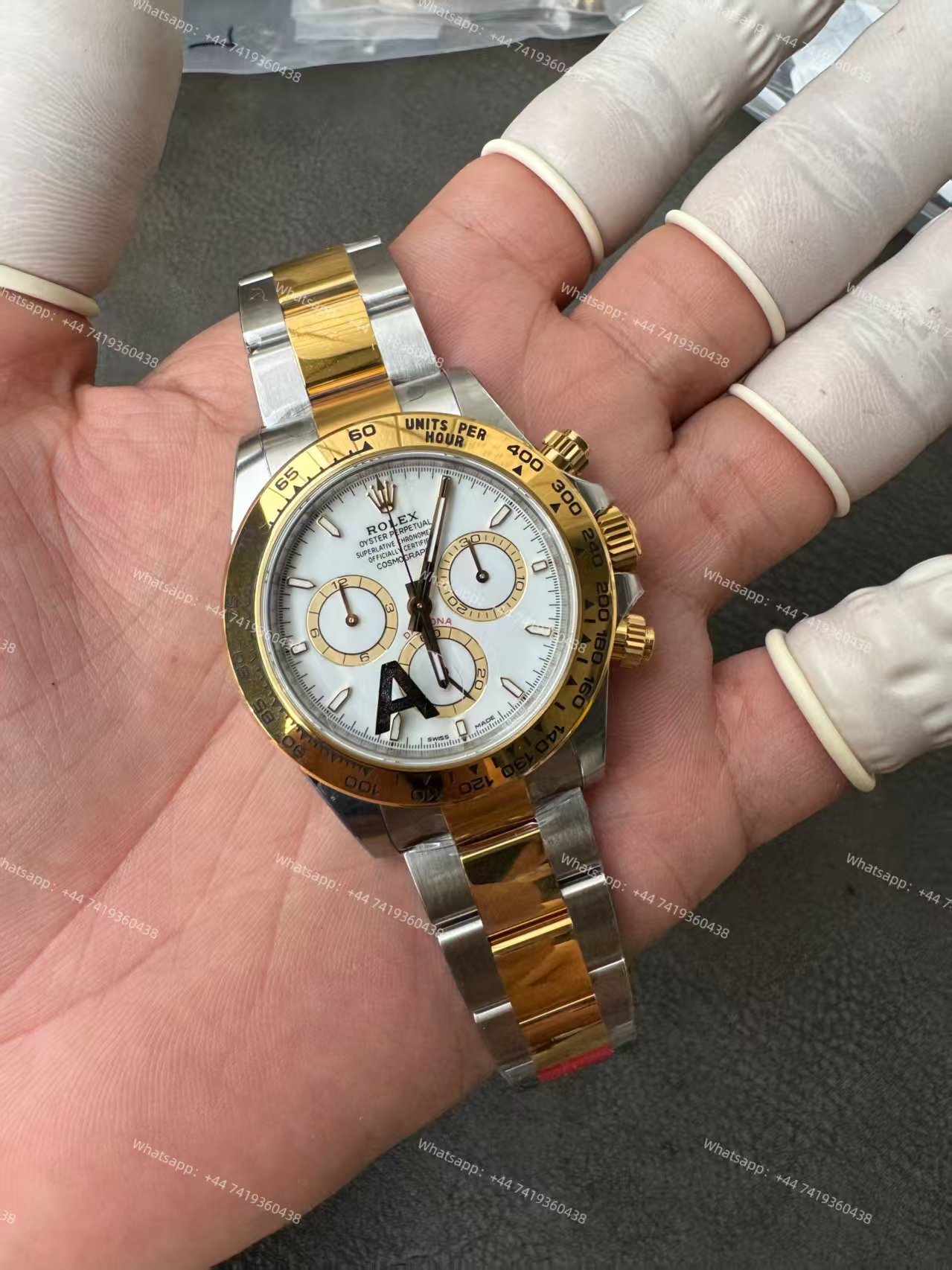 Rolex Super Clone Daytona M126503-0001 White Dial Two-Tone 4131 Movement