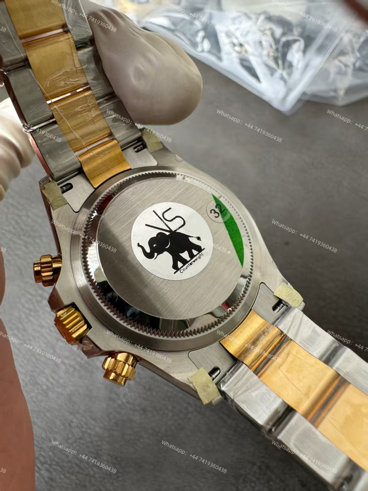 Rolex Super Clone Daytona M126503-0001 White Dial Two-Tone 4131 Movement