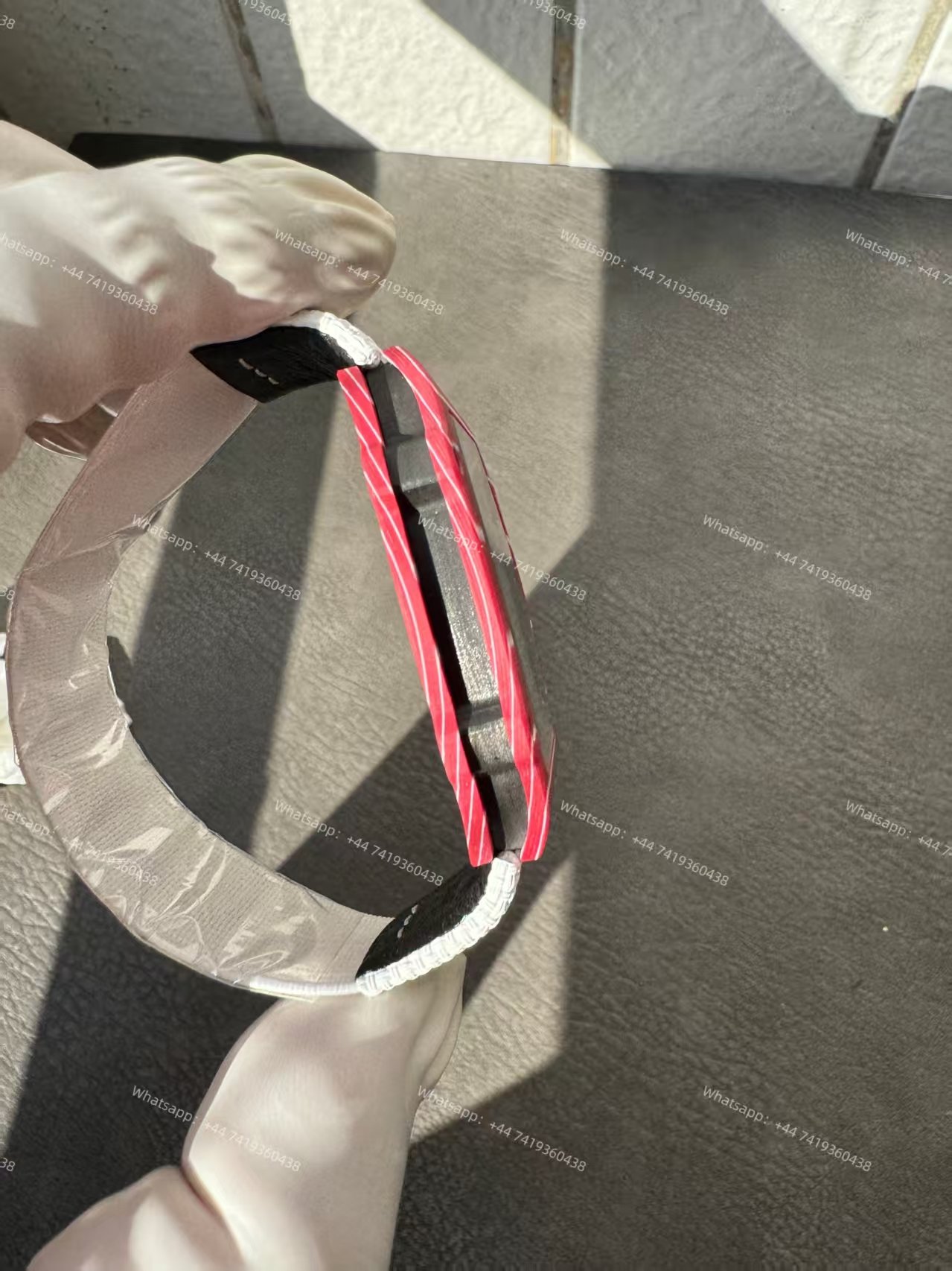 Super Clone Richard Mille RM67-02 “Mutaz Barshim” Quartz TPT Skeleton Tourbillon 1:1 Replica Watch with White Strap