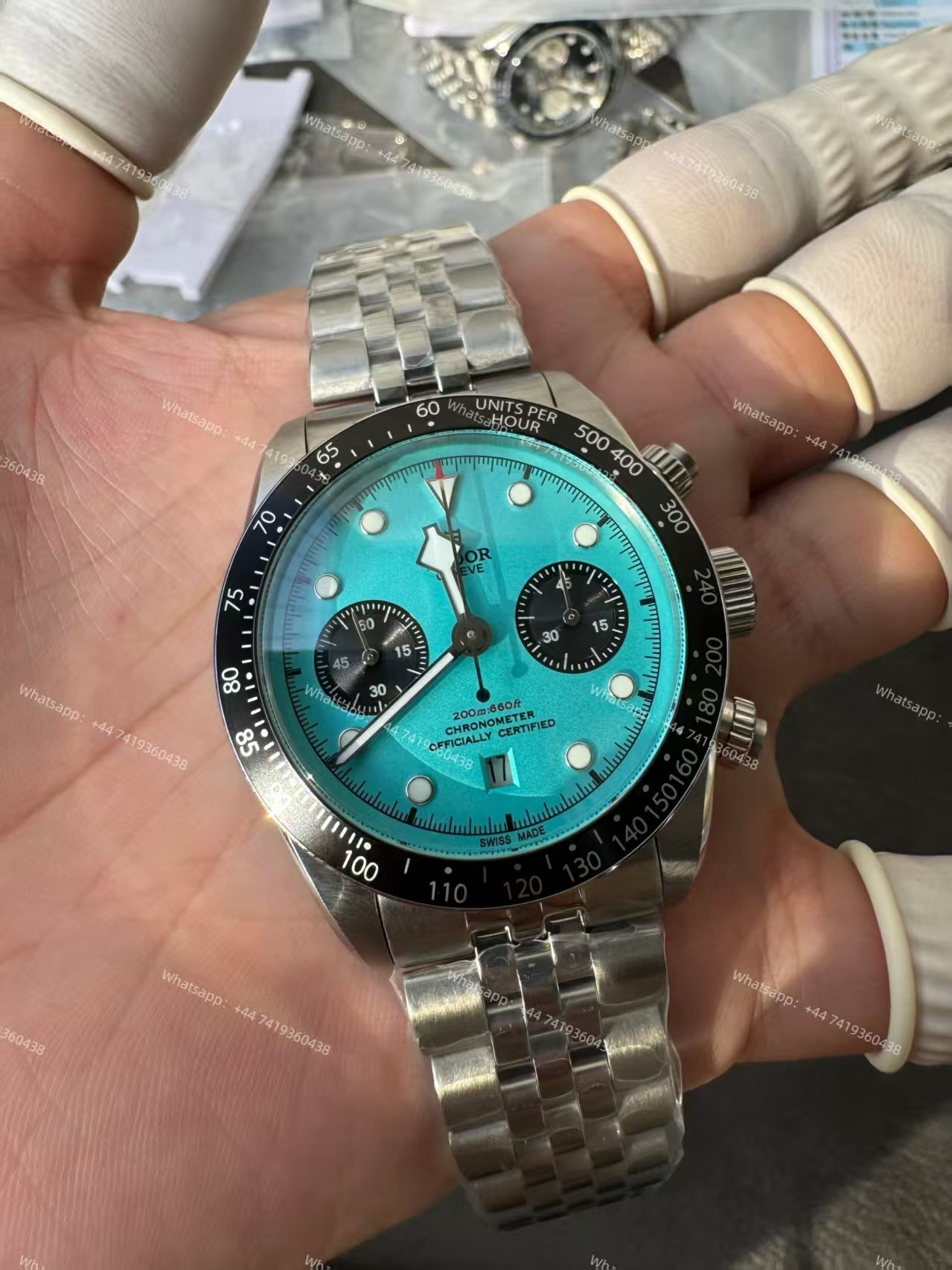 Tudor Super Clone Black Bay M79360N-0024 Tiffany Blue Dial