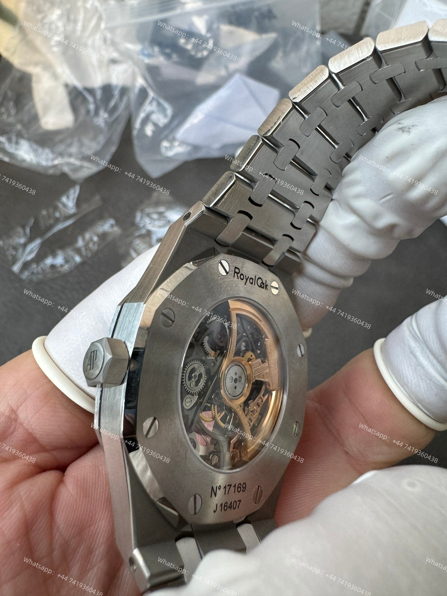 Audemars Piguet Super Clone Royal Oak 15407ST Skeleton Dial 41MM