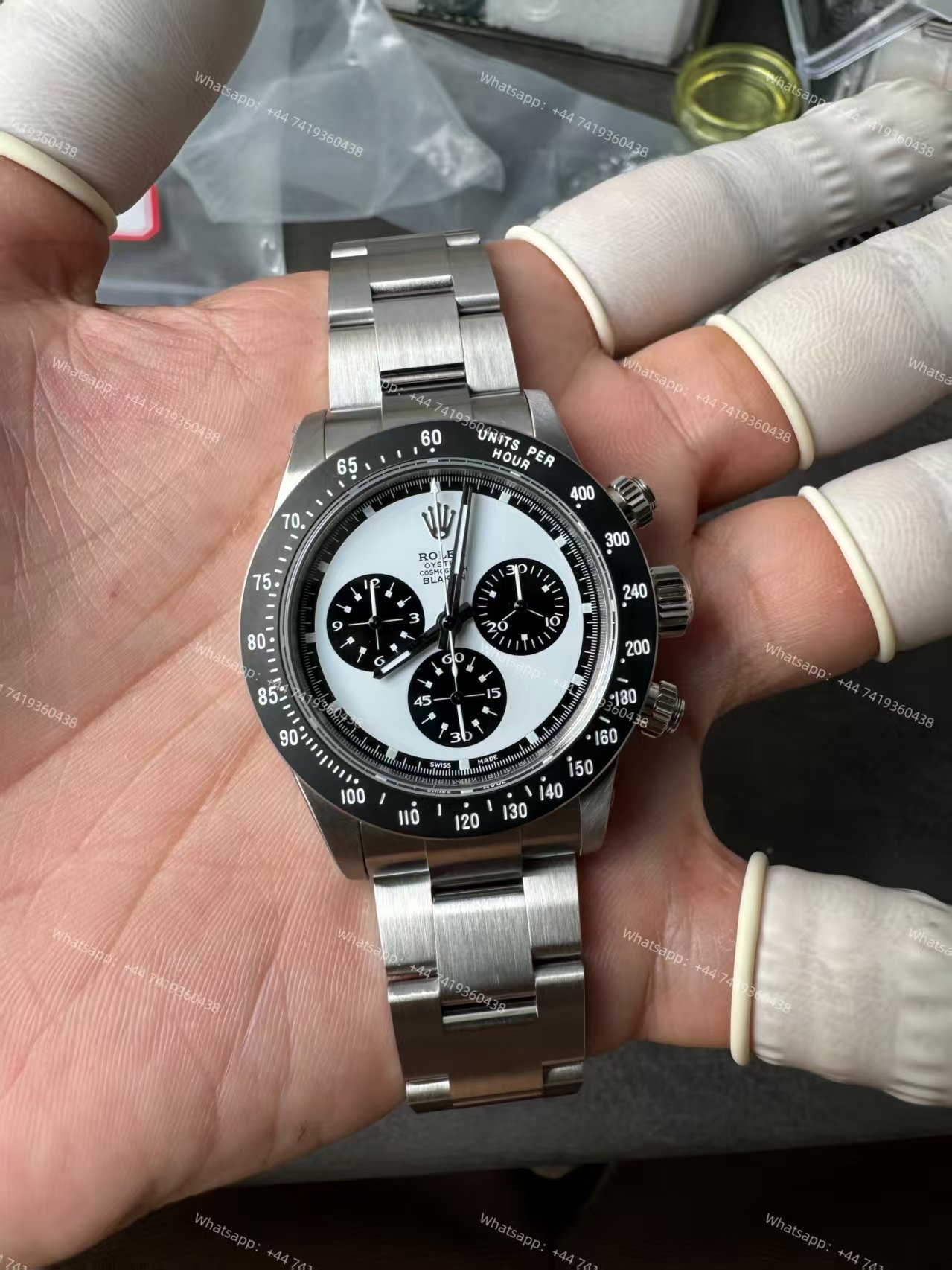Rolex Daytona 116500 Customization Blaken Paul Newman 4130 Movement Best Super Clone