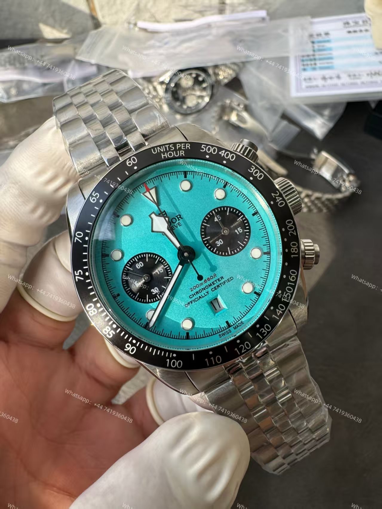 Tudor Super Clone Black Bay M79360N-0024 Tiffany Blue Dial