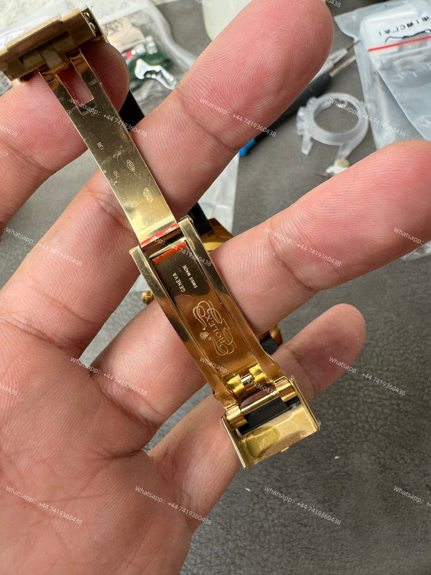 Rolex Daytona 1:1 Replica – M116518LN-0035 Black Dial Gold Case 4130 Super Clone