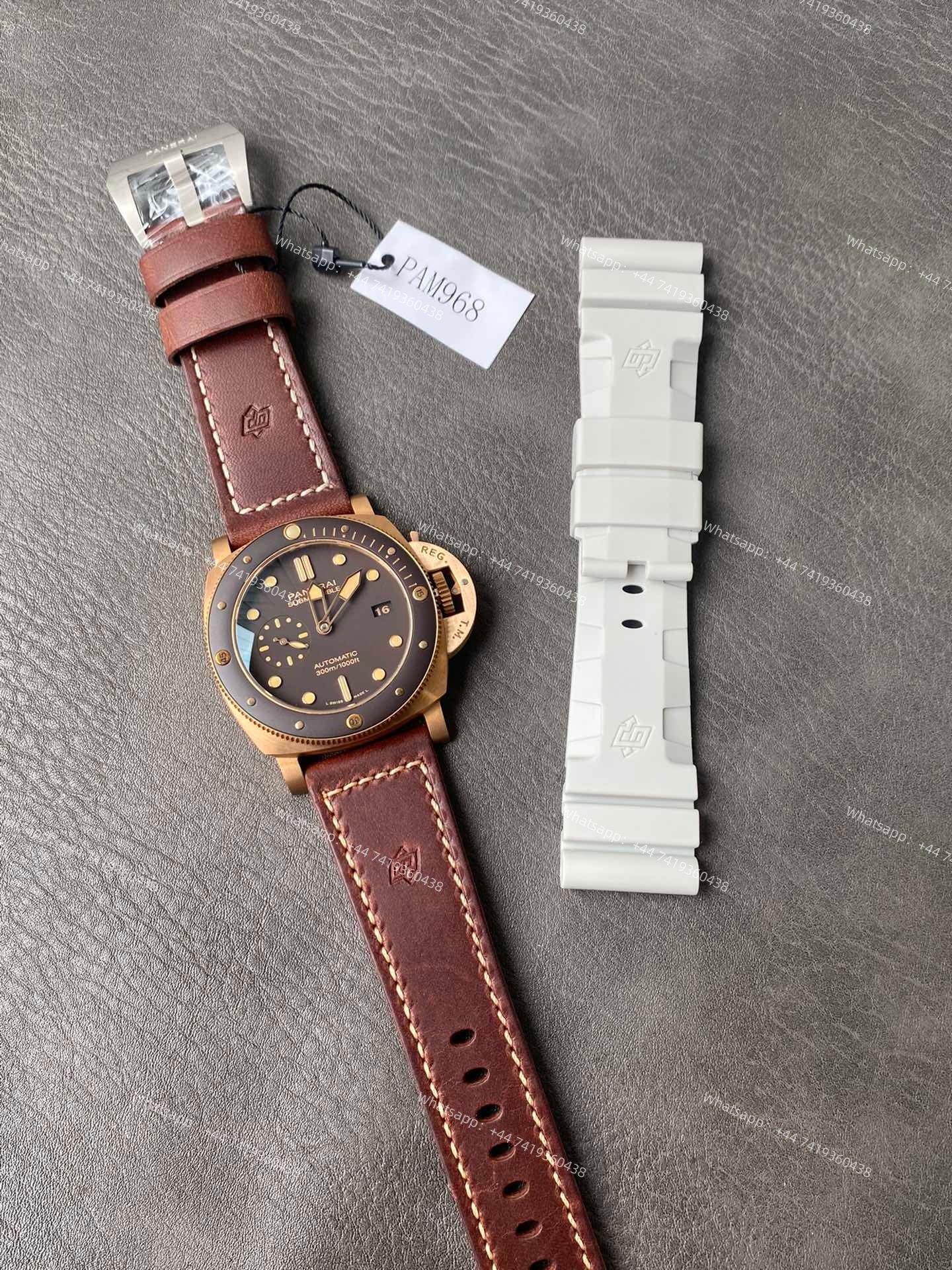 Panerai Super Clone Submersible PAM00968 Bronze 47MM