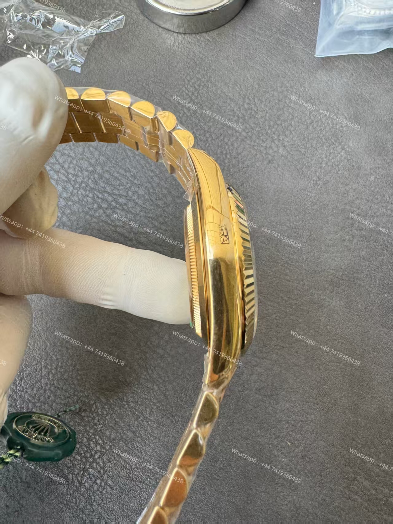 Rolex Day-Date M228238-0006 Gold dial Presidential bracelet 3255 Movement  (40mm) Best Super Clone