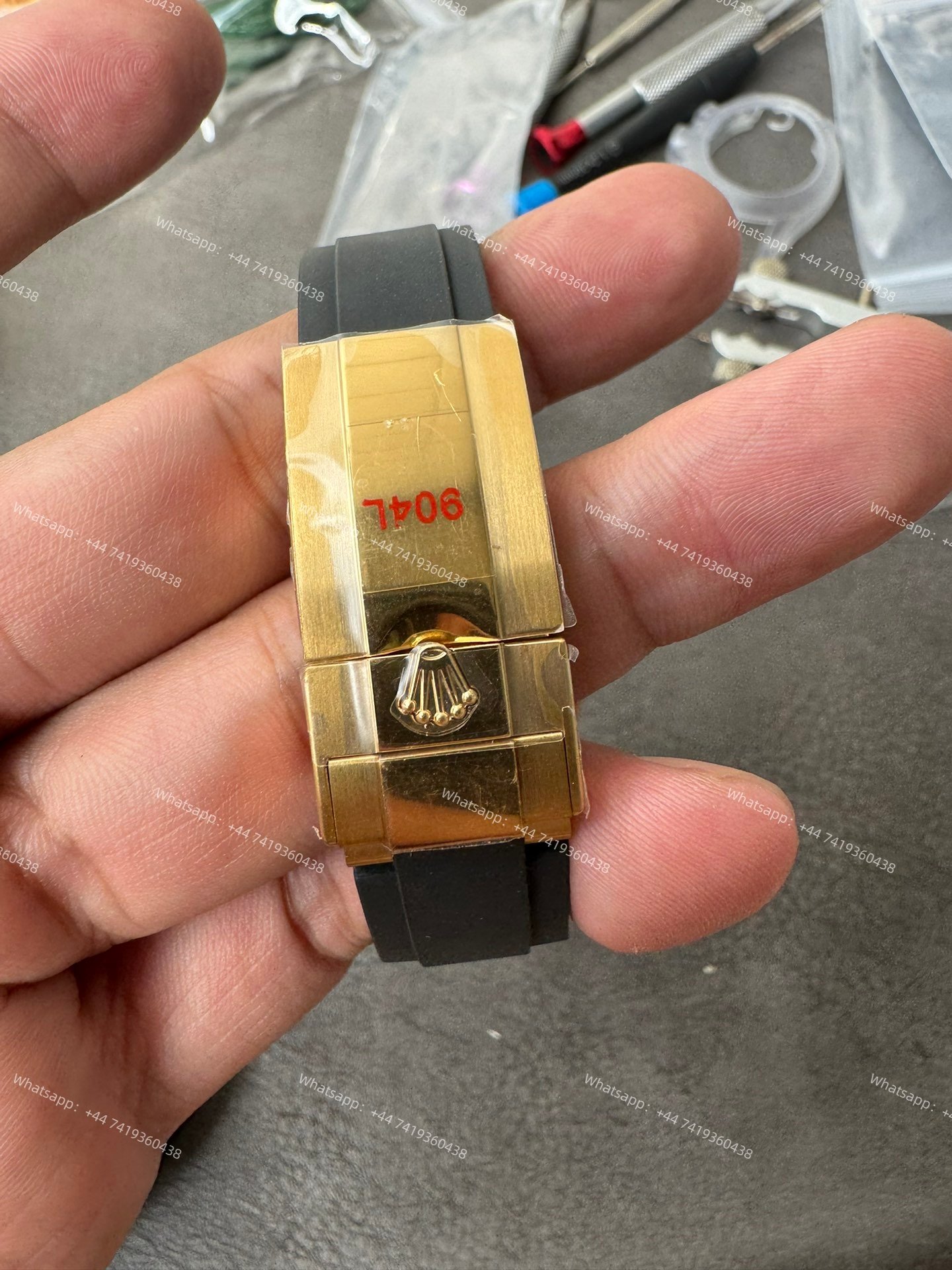 Rolex Daytona 1:1 Replica – M116518LN-0035 Black Dial Gold Case 4130 Super Clone