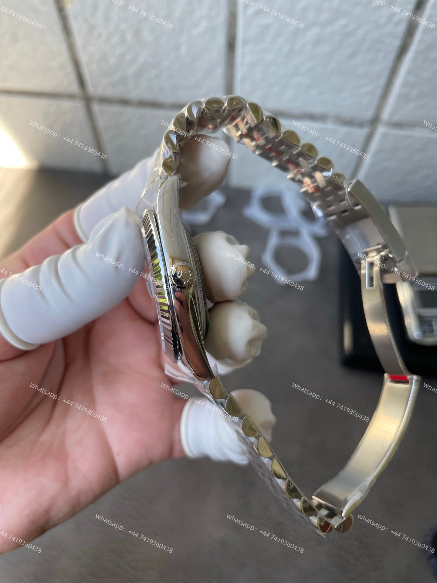 Rolex Datejust M126334 1:1 Replica Grey Roman Dial Jubilee 41MM 3235 Movement Super Clone Watch