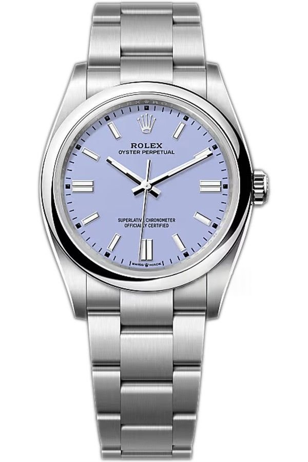 Rolex Oyster Perpetual Super Clone 36mm Purple Dial