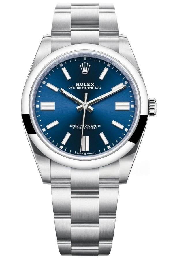 Rolex Super Clone Oyster Perpetual M124300-0003 41mm Blue Dial