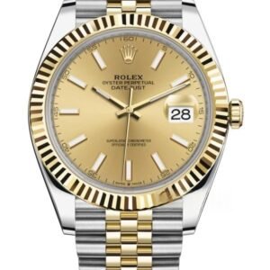 Rolex Datejust M126333-0010 Gold Dial 1:1 Replica Jubilee 41MM 3235 Movement Super Clone Watch