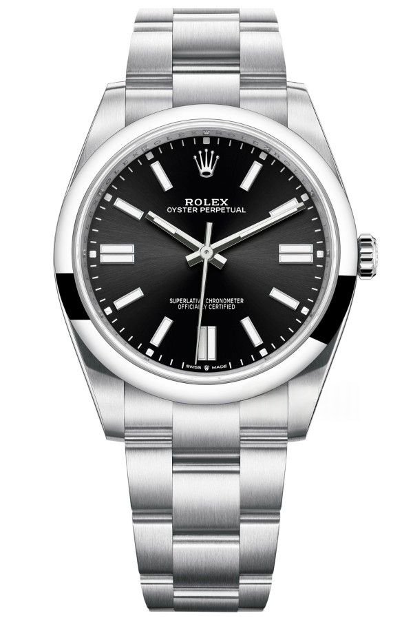 Rolex Oyster Perpetual Super Clone 41mm Black Dial