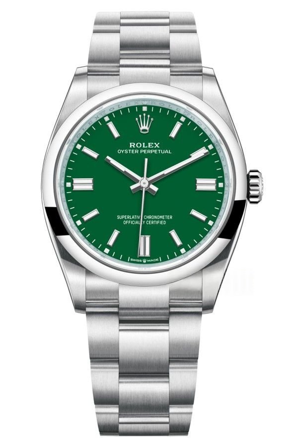 Rolex Super Clone Oyster Perpetual M126000-0005 Green Dial