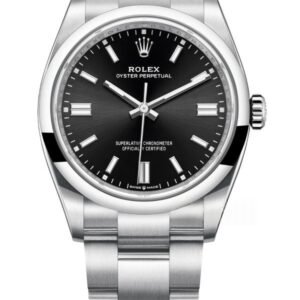 Rolex Super Clone Oyster Perpetual M126000-0002 Black Dial 36MM