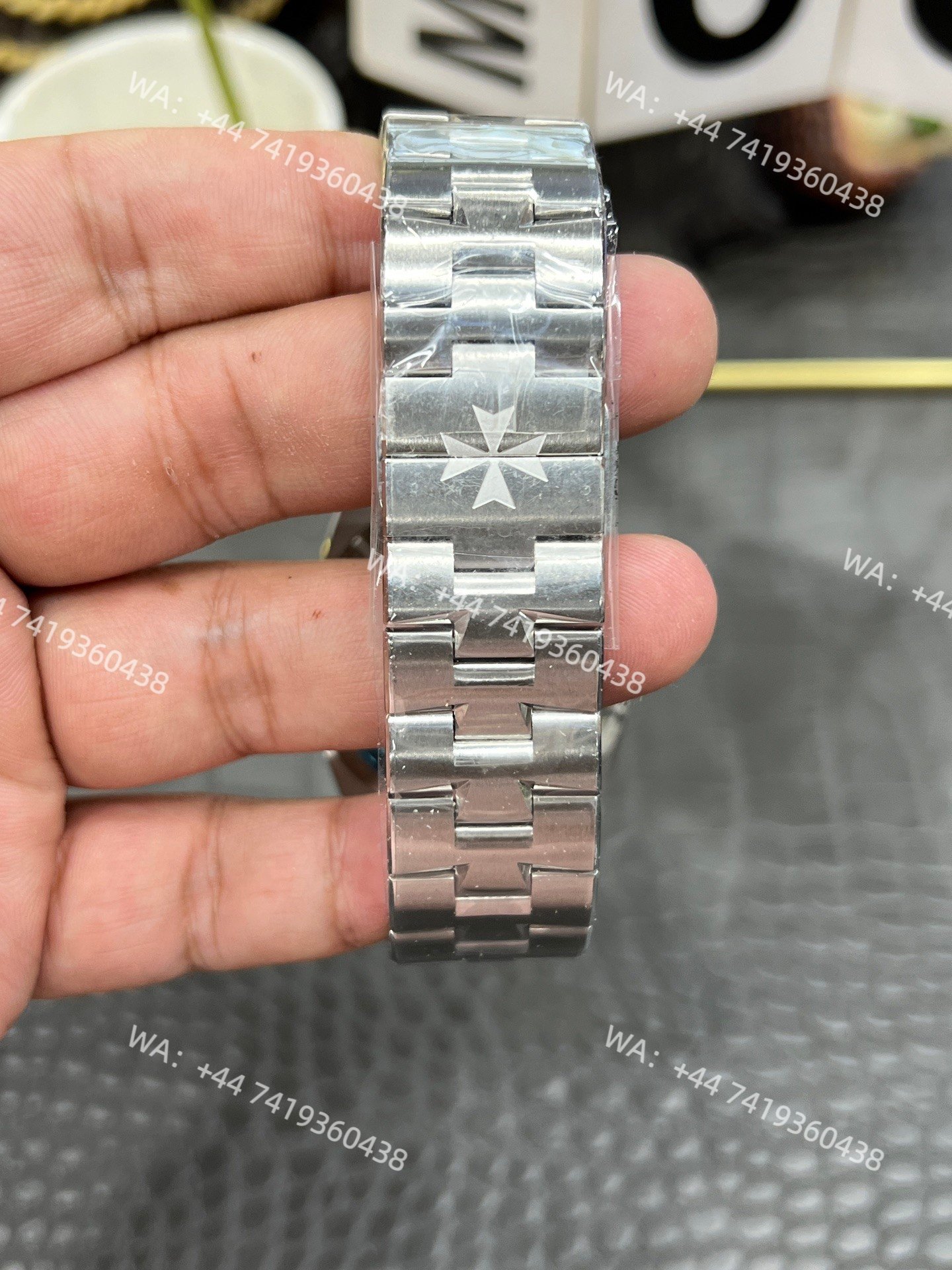 Super Clone Vacheron Constantin Overseas 4500V- Black Dial Stainless Steel Watch