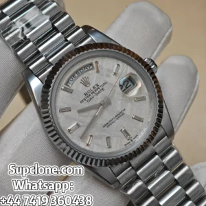 Rolex Day-Date 40mm Meteorite Diamond Dial – Super Clone