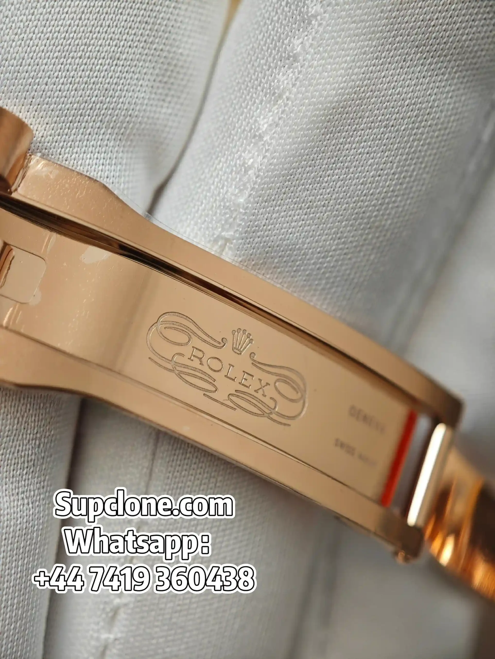 Rolex Day-Date 40mm Rose Gold Grey Roman Dial – Super Clone 1:1