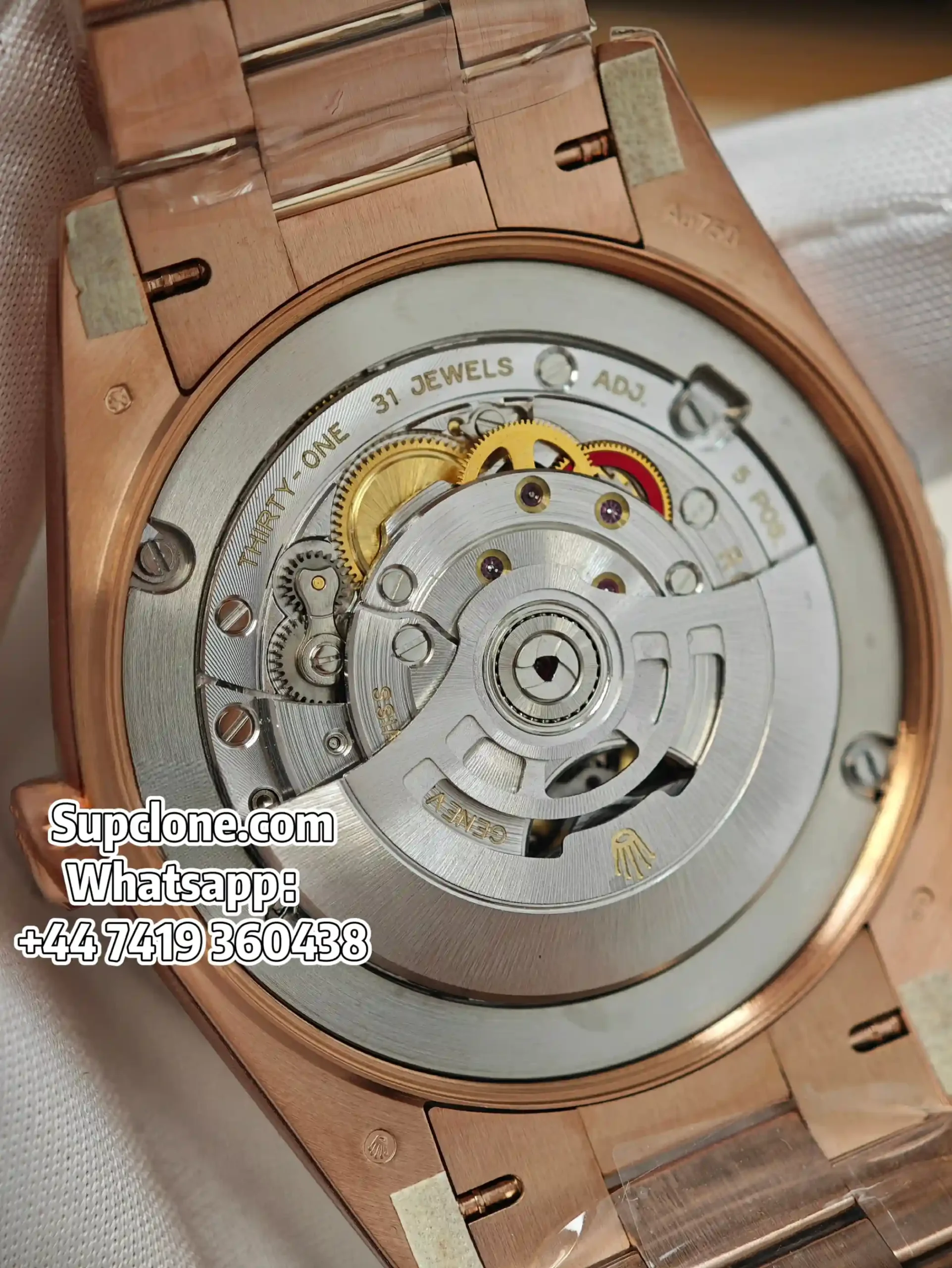 Rolex Day-Date 40mm Rose Gold Grey Roman Dial – Super Clone 1:1