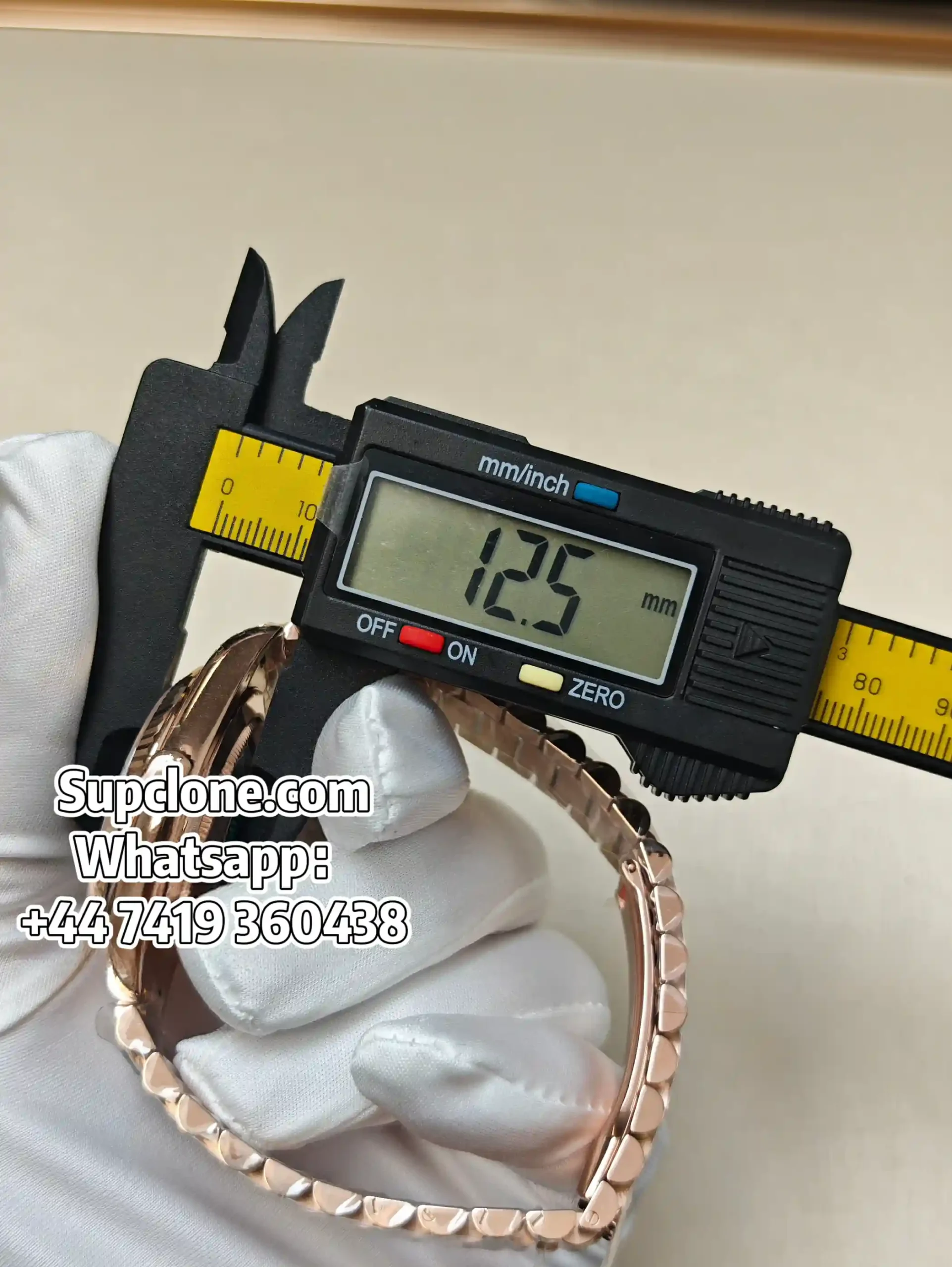 Rolex Day-Date 40mm Rose Gold Grey Roman Dial – Super Clone 1:1