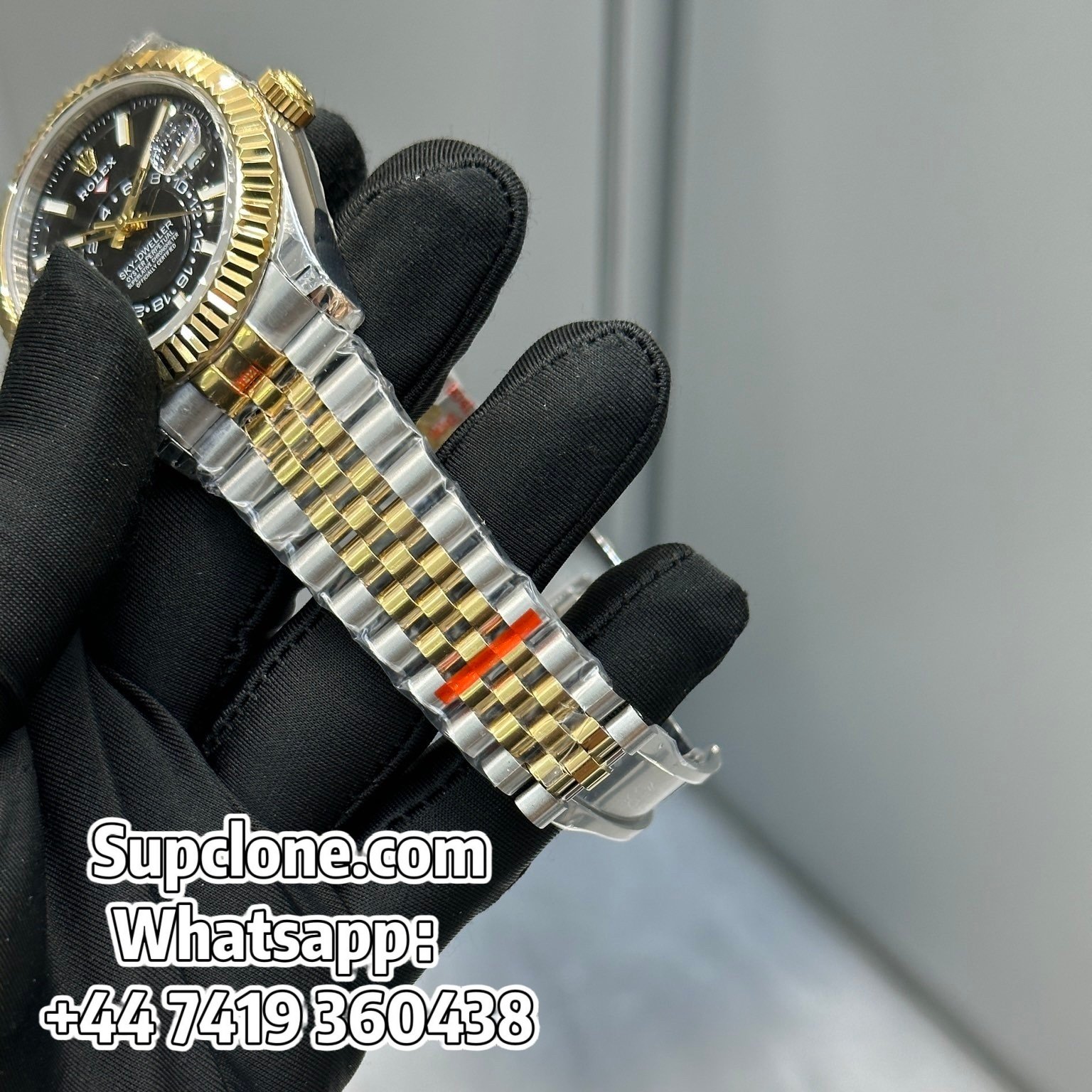 Rolex Sky-Dweller Super Clone 11 – Black Dial Jubilee Bracelet (9002 Movement)