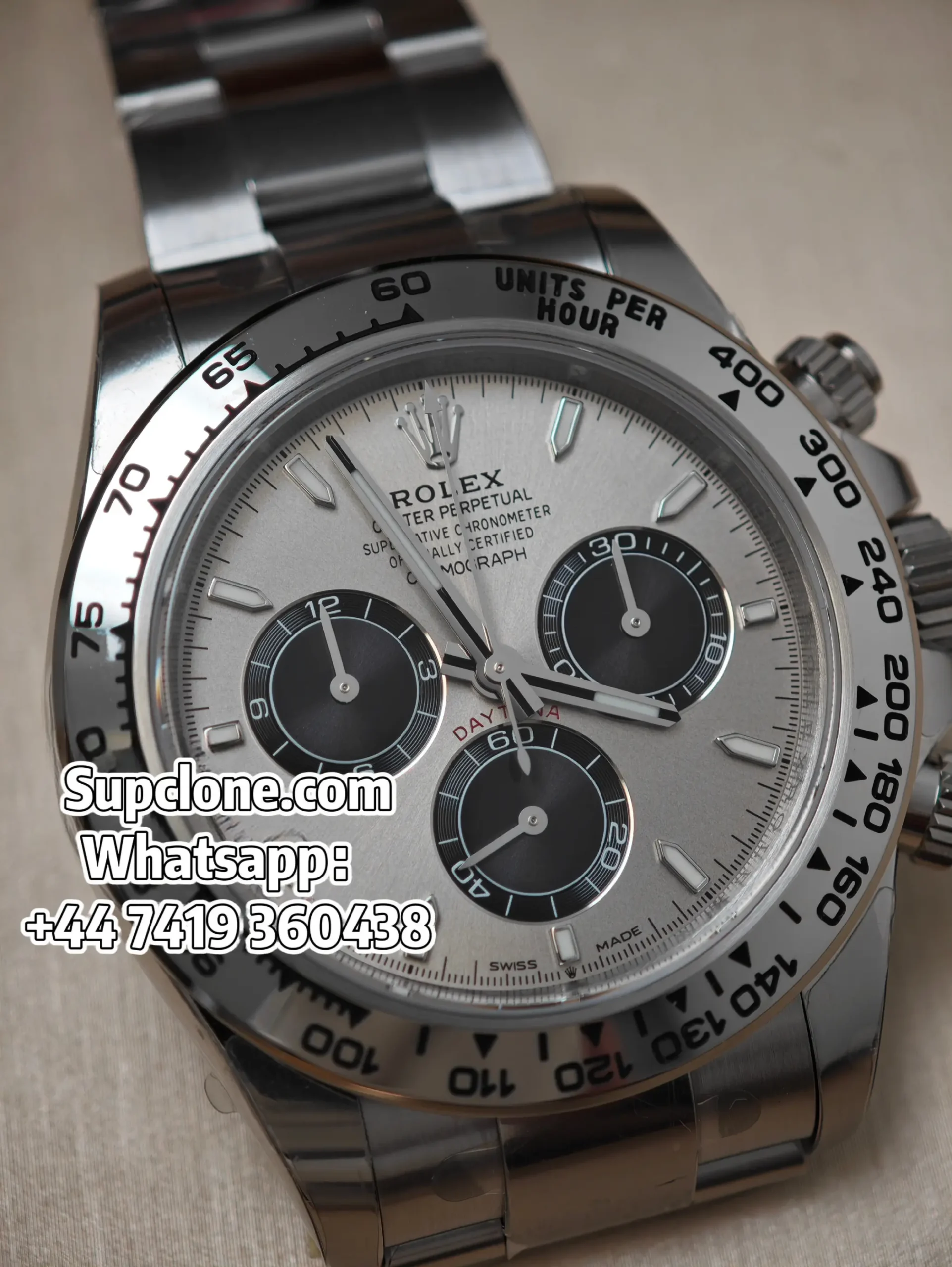Rolex Super Clone Daytona M126509-0003 Silver Dial Cal.4131