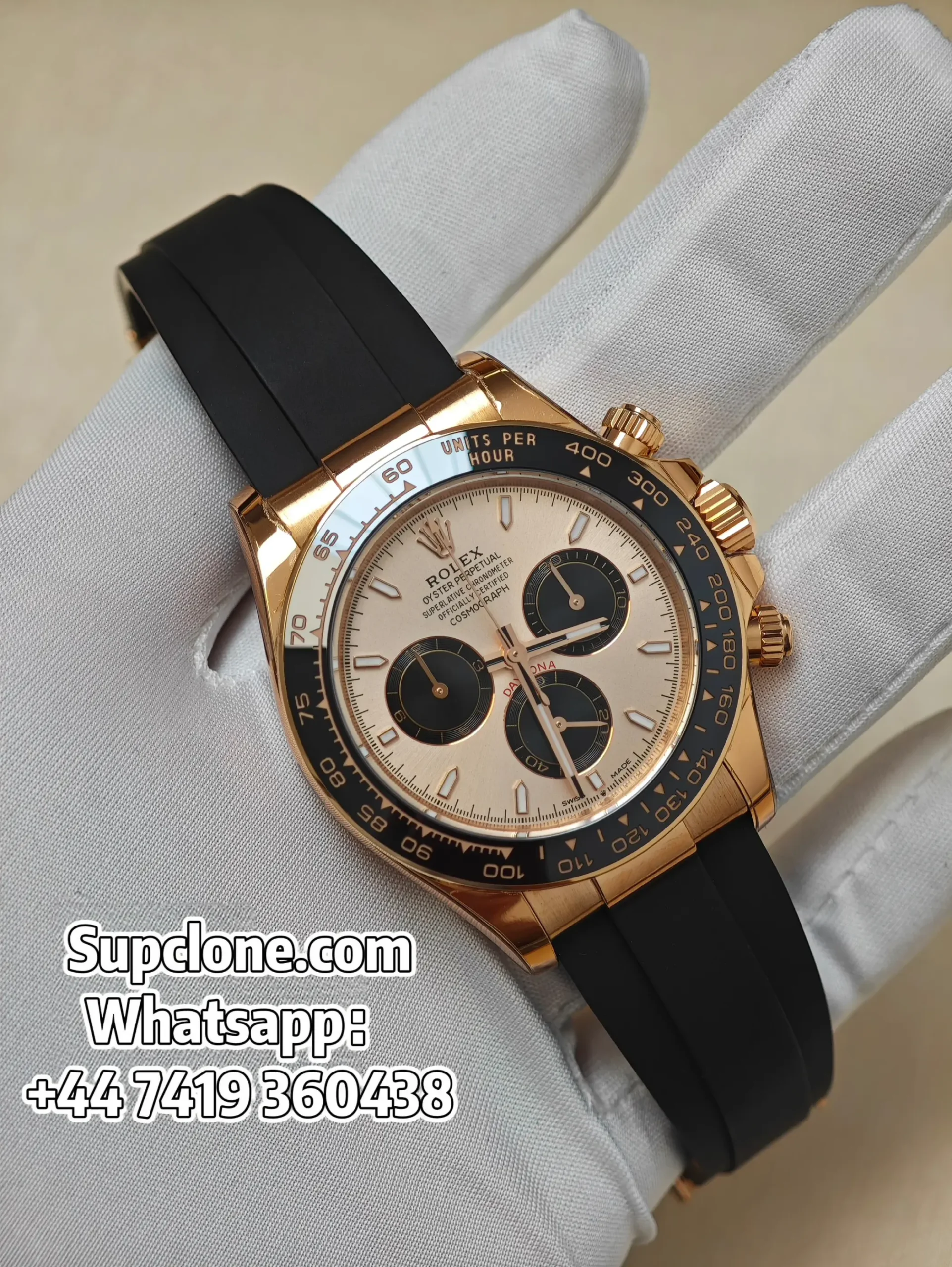 Rolex Daytona Super Clone M126515LN-0006 Rose Gold